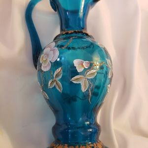 Fenton Art Glass Pitcher